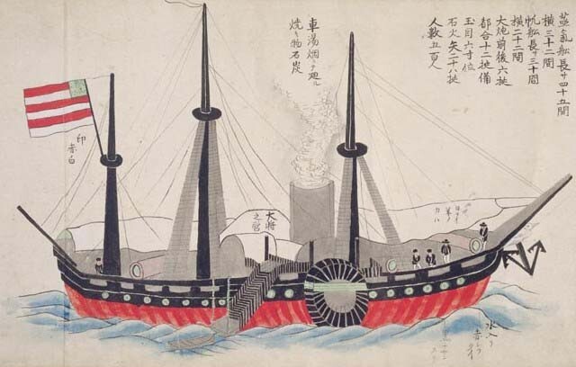 【画像】ペリー来航のルート、想像と全然違う