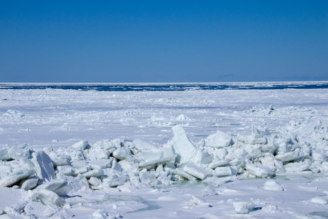 【画像】流氷見に来たけど想像以上に凄かったｗｗｗｗｗｗ