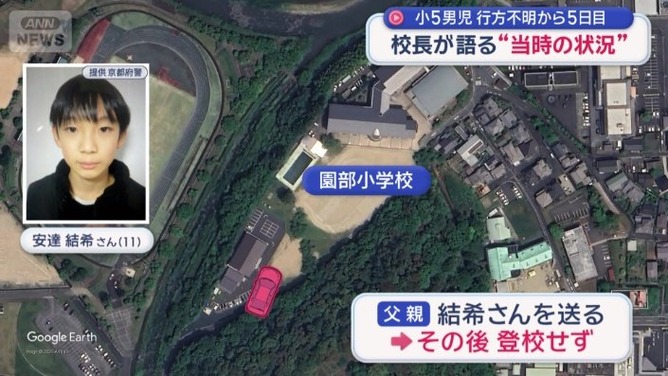 【画像】京都の小5ショタ行方不明になった学校の近くの公園、ハッテン場だった事が判明